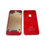 tapa de bateria Iphone 4s roja